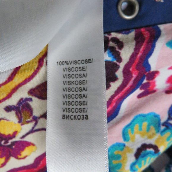 Nanette Lepore* Women's Short Sleeve V-Neck Front/Back BOHO Pullover Blouse~ XS - Picture 6 of 11